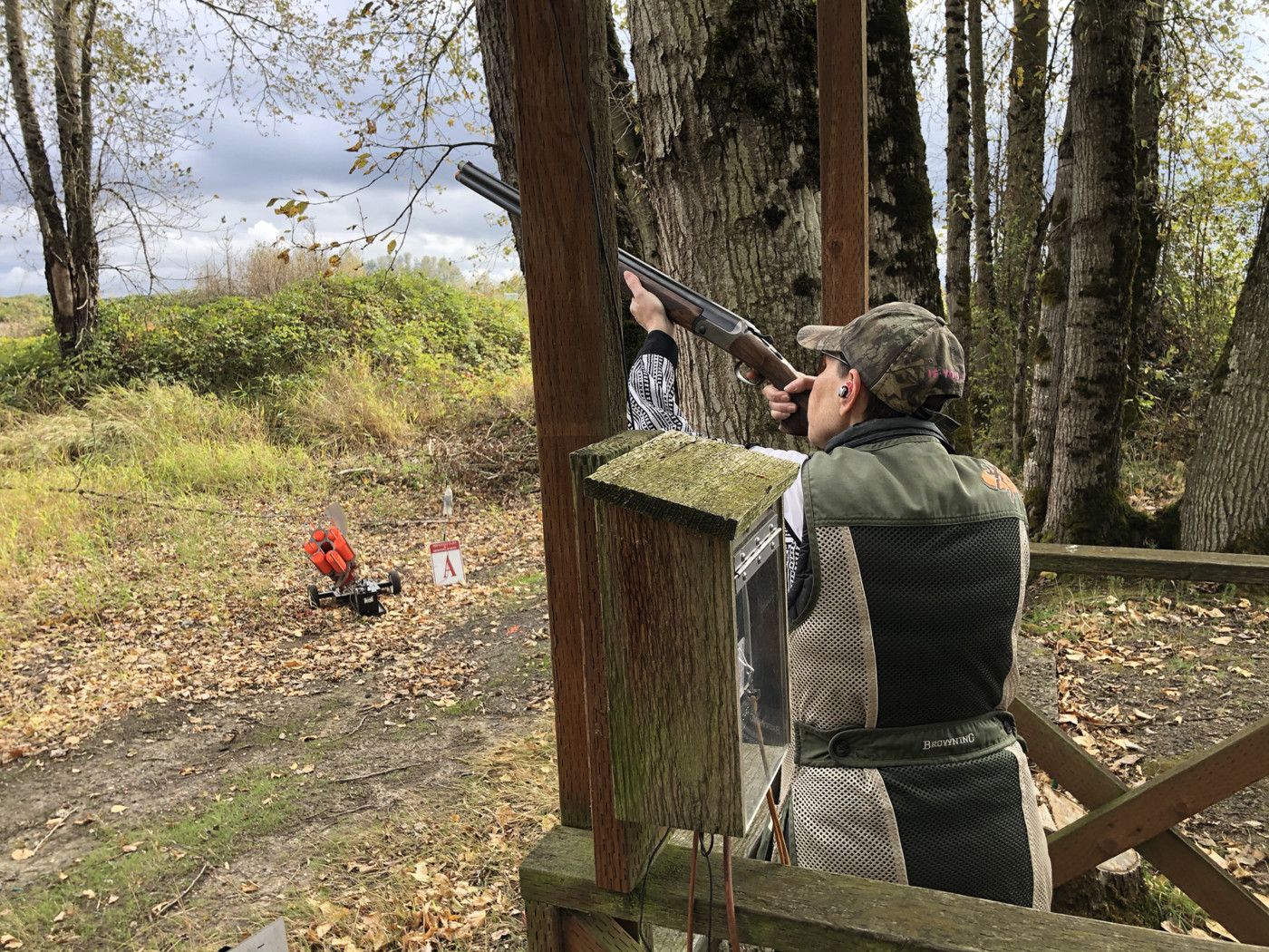 clay pigeon shooting range